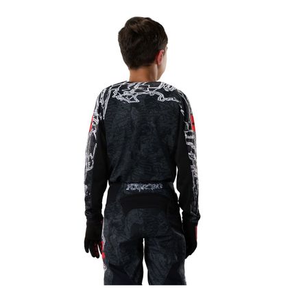 Fox 180 - ABYSS - KINDER Crossshirt - Zwart