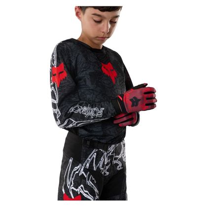 Fox 180 - ABYSS - KINDER Crossshirt - Zwart