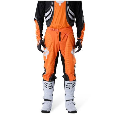 Krosové kalhoty Fox 180 - DRAFT 2027 - Černá / Oranžová