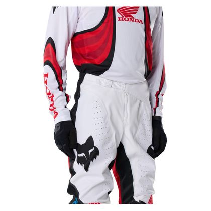 Pantalon cross Fox 180 - HONDA 2027 - Blanc / Rouge