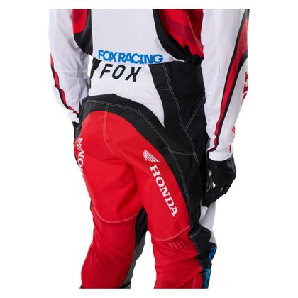Pantalon cross Fox 180 - HONDA 2027 - Blanc / Rouge