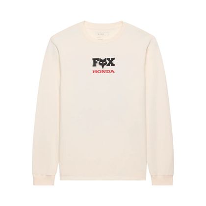 T-shirt manches longues Fox HONDA 195 ORIGINAL LS TEE - Blanc Ref : FX6754 