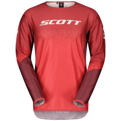 Camiseta de motocross Scott PODIUM PRO 2024 - Rojo / Gris Ref : SCO1502 
