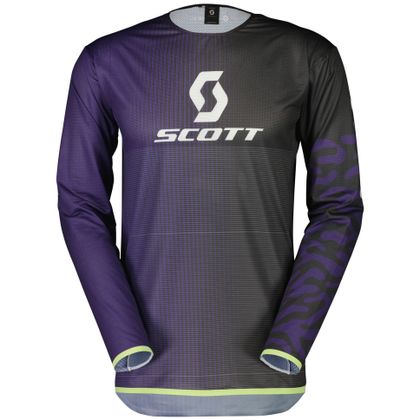 Camiseta de motocross Scott PODIUM PRO 2024 - Negro / Violeta Ref : SCO1503 