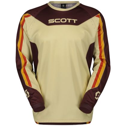 Camiseta de motocross Scott EVO DIRT 2024 - Marrón / Beige Ref : SCO1508 