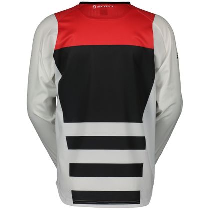 Camiseta de motocross Scott EVO RACE 2024 - Blanco / Rojo