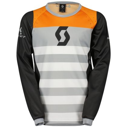 Camiseta de motocross Scott EVO RACE ENFANT - Negro / Naranja Ref : SCO1518 
