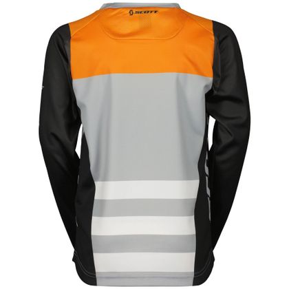 Camiseta de motocross Scott EVO RACE ENFANT - Negro / Naranja