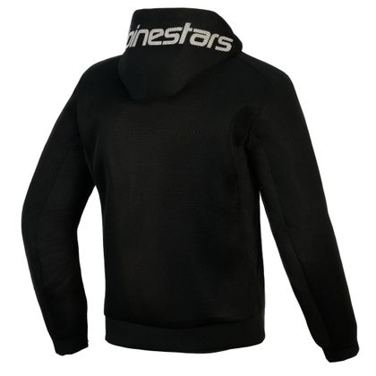Sweat moto Alpinestars CHROME SUPERAIRFLOW HOODIE - Noir / Gris