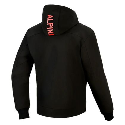 Alpinestars RADIUM TECH Motorcycle sweatshirt - Black / Red