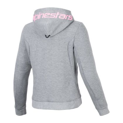 Sweat moto Alpinestars STELLA CHROME V2 SPORT - Gris / Rose