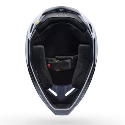 Kask cross Fox V1 - CLUTCH 2027 - Biały / Czarny