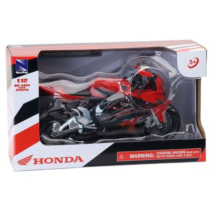 Moto a escala Newray Moto Honda CBR600RR - Escala 1/12° - Rojo / Negro