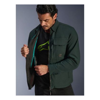 Alpinestars BRYON Motorbike overshirt - Green