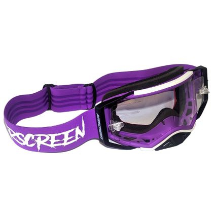 Masque cross Airscreen AERO 05 EX écran clair 2025 - Violet / Gris Ref : ASM0086 / 001-017-05 