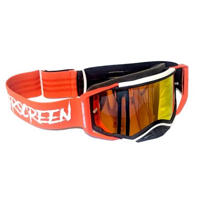Masque cross Airscreen Aero 06 MX écran Iridum red 2025 - Rouge Ref : ASM0021 / 001-018-IR6 