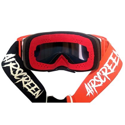 Masque cross Airscreen Aero 06 MX écran Iridum red 2025 - Rouge