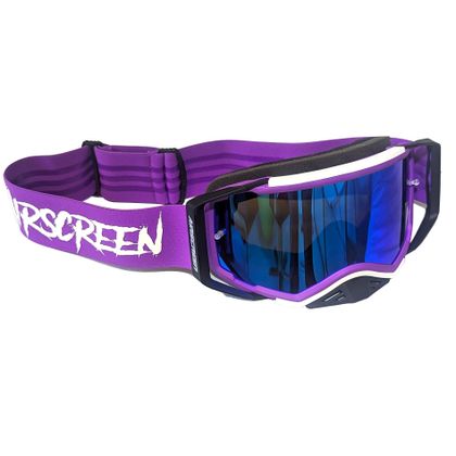 Airscreen AERO 05 MX heller Bildschirm 2025 Cross-Maske - Violett / Grau Ref : ASM0090 / 001-018-05 