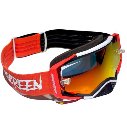 Masque cross Airscreen Aero 06 EX écran Iridum red 2025 - Rouge Ref : ASM0013 / 001-017-IR6 