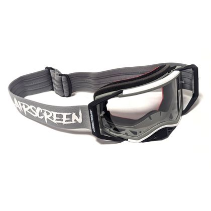 Masque cross Airscreen Aero 03 MX écran clair 2025 - Noir / Blanc Ref : ASM0015 / 001-018-03 
