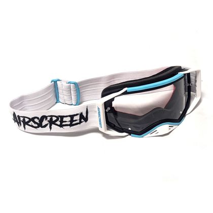 Masque cross Airscreen Aero 02 MX écran clair 2025 - Noir / Blanc Ref : ASM0014 / 001-018-02 
