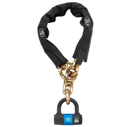 Antivol Hokkey CHAINE LASSO 110*14 SRA + BLOQUE DISQUE TYPE CADENAS SRA Universel Ref : HOK0003 / 44523 
