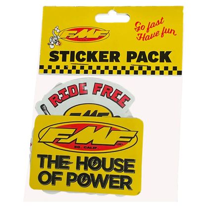 Planche de stickers FMF GO FAST HAVE FUN Universel