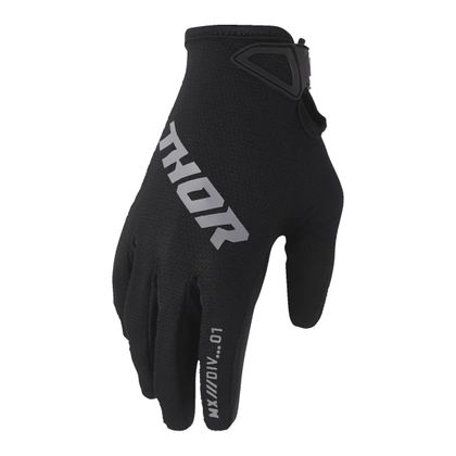 Thor RIDE - STATIC - KINDER Cross-Handschuhe - Schwarz Ref : TO3291 
