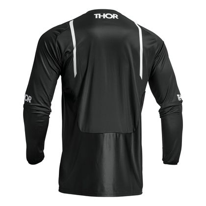 Camiseta de motocross Thor PULSE MONO 2023 - Negro / Blanco