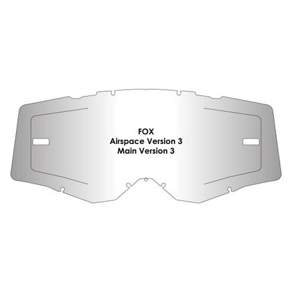 Airscreen AirSpace 3 / Main 3 Bildschirm Maske - Farblos Ref : ASM0113 / 005-003-01 