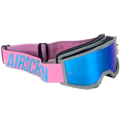 Airscreen Lite 02 MX Schirm Iridium 2025 Cross-Maske - Grau / Pinke Ref : ASM0098 / 001-027-IR1 