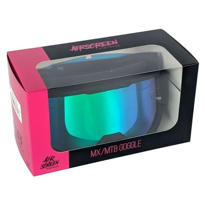 Masque cross Airscreen Lite 02 MX écran Iridium 2025 - Noir