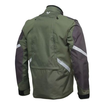 Thor GRUNDSTÜCK 2025 Enduro-Jacke - Grün / Grau