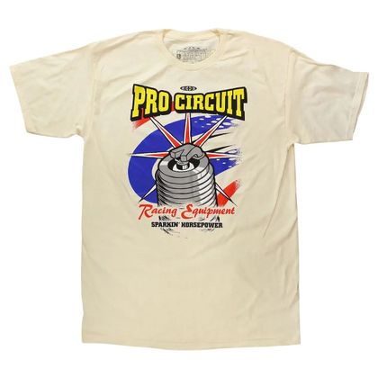 T-Shirt manches courtes Pro Circuit SPARKPLUG - Jaune Ref : PC0078 