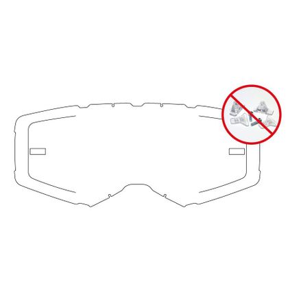 Ecran Masque Airscreen AERO EX 2025 - Incolore