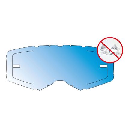 Ecran Masque Airscreen AERO EX 2025 - Iridium / Bleu