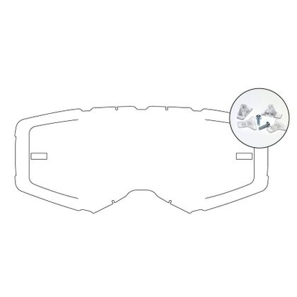 Airscreen AERO EX 2025 Bildschirm Maske - Farblos