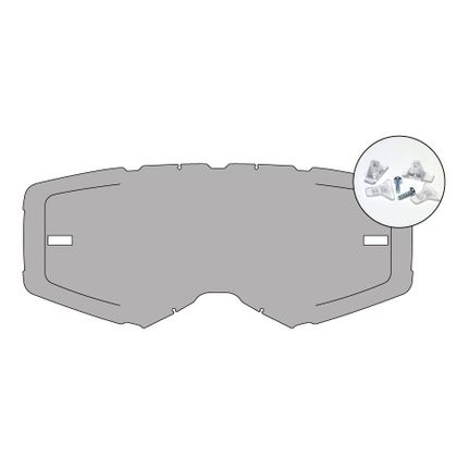 Ecran Masque Airscreen AERO EX 2025 - Gris