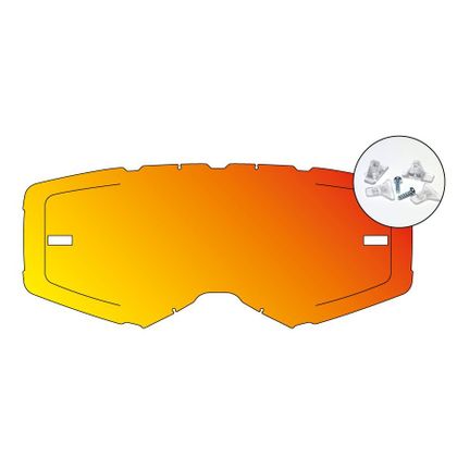 Ecran Masque Airscreen AERO EX 2025 - Rouge / Iridium