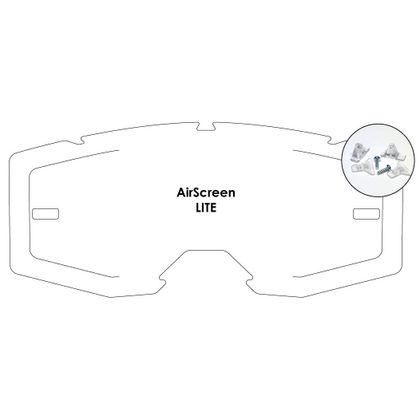 Airscreen Lite EX 2025 Bildschirm Maske - Weiß