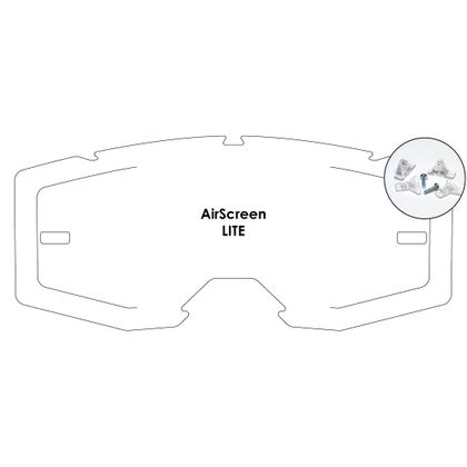 Ecran Masque Airscreen Lite EX 2025 - Incolore