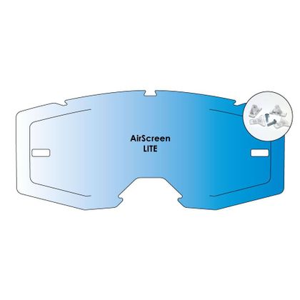 Ecran Masque Airscreen Lite EX 2025 - Iridium / Bleu