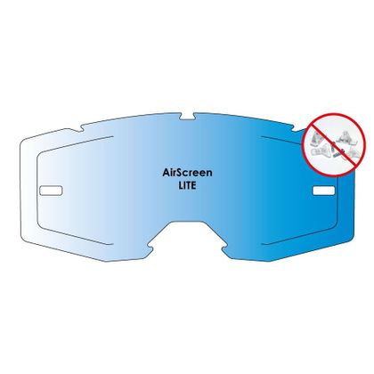 Ecran Masque Airscreen Lite EX 2025 - Iridium / Bleu