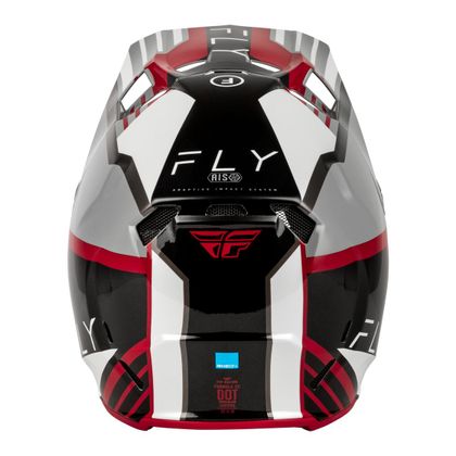 Casque cross Fly FORMULA CC - STRIKE 2026 - Gris / Rouge