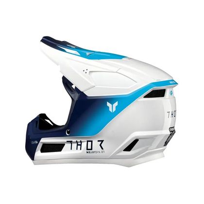 Thor FLEET - STORM - CHILDREN 2025 Cross helmet - White / Blue