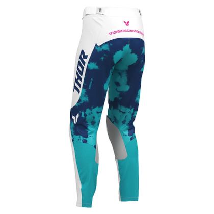 Thor LAUNCH BLEACH - WOMEN 2025 Cross-country pants - White / Blue