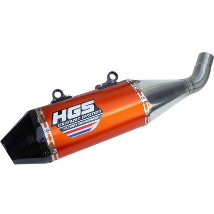 HGS TITANIUM KOOLSTOF Geluiddemper - Oranje
