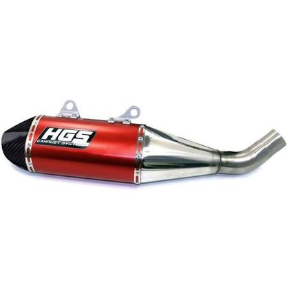 HGS CARBON Geluiddemper - Zwart / Rood