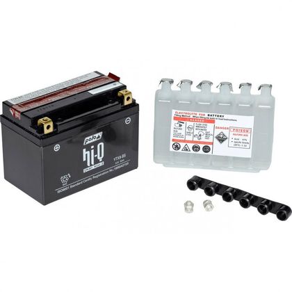 Batterie HI-Q YTX9-BS ouverte Type acide avec pack acide inclus