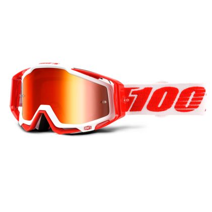 Gafas de motocross 100% RACECRAFT - BILAL- PANTALLA IRIDIUM ROJA 2018